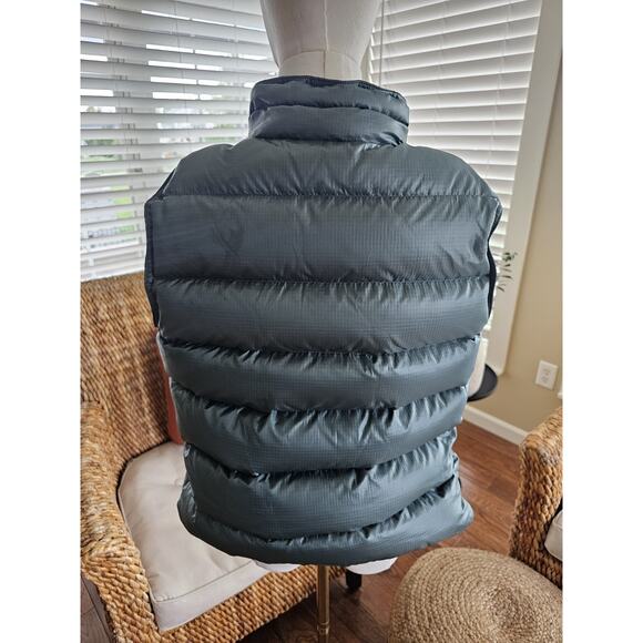 J. Crew Ripstop Down Waterfowl Feather Puffer Vest Women's Size L Green Outdoors - Picture 9 of 12